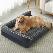 Orthopedic Sofa Dog Bed for Large Dogs Waterproof, Nonskid, Removable Cover