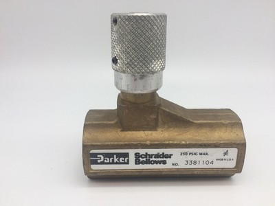 Parker 3381104 Needle Valve 3/4'', 250Psi Max