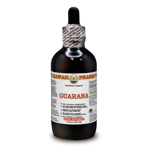 Guarana Liquid Extract, Guarana (Paullinia Cupanais) Dried Seeds Tincture