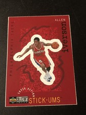 1997-98 Upper Deck Collector's Choice Stick-Ums Allen Iverson #S20 HOF