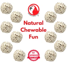 Bonka Bird Toys Mini Sola Balls Foot Talon Craft Part Parrot Cage Toy