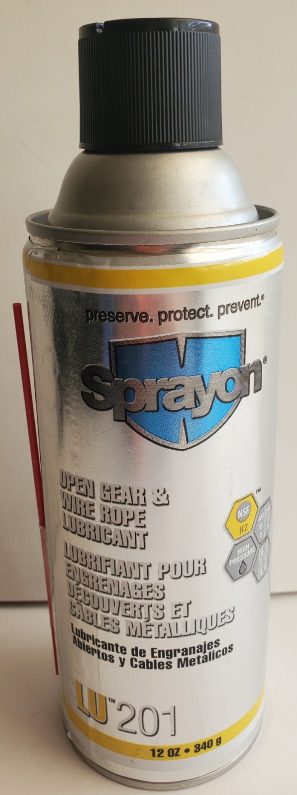 Sprayon SC0201000 Open Gear & Wire Rope Lubricant LU201 12 OZ Spray