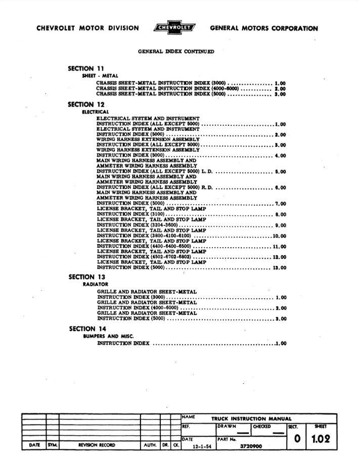 Chevy Truck Assembly Manual CD 1955 1956 1957 1958 1959 Chevrolet Pickup Factory - Image 4 of 4