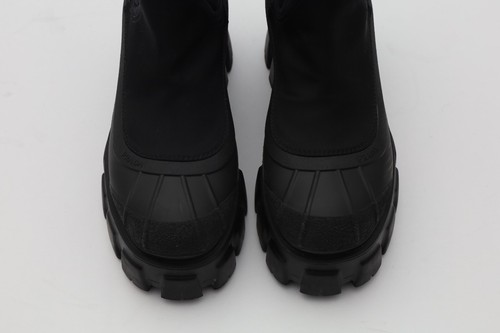 Prada Monolith Nylon Gabardine Stiefel Größe 35,5 / US 5,5 in schwarz - Bild 19 von 21