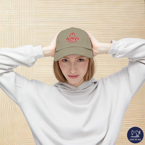 Arby's Restaurant Logo Unisex Distressed Cap - 第 45/73 張圖片