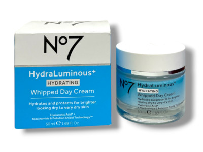 No7 Hydra Luminous+ Hydrating Whipped Day Cream (50ml/1.69fl.oz) As Seen In Pic