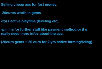 Clash royale acc (20 euros in gems on it + 2 years active playtime) cheap asf