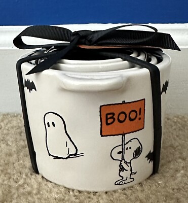 Lot De 4 Tasses à Mesurer Rae Dunn – Snoopy Halloween – Céramique – NEUF