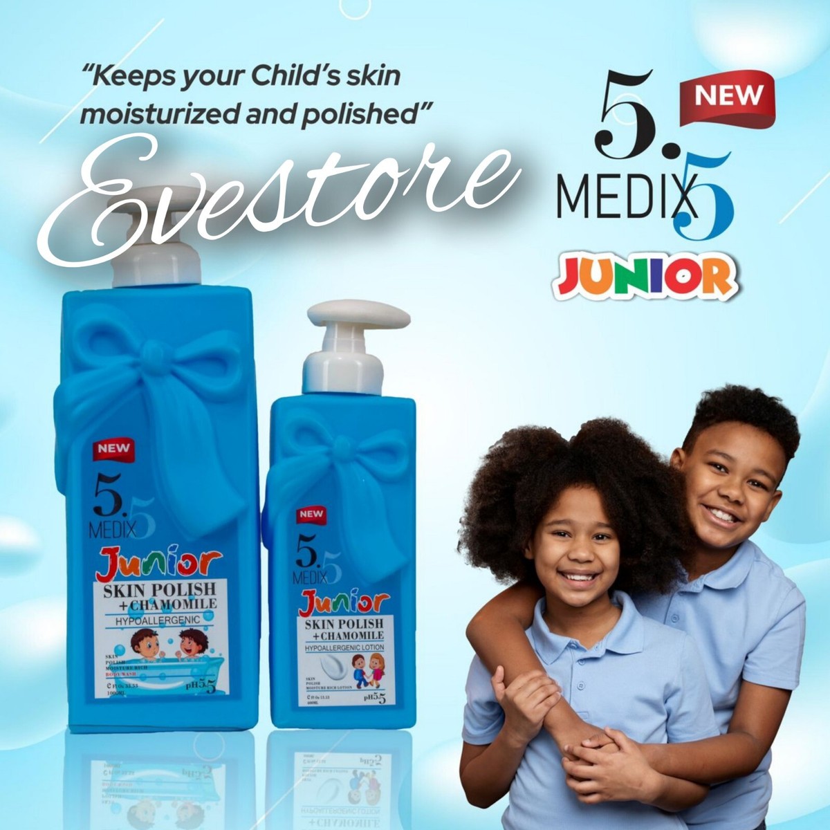 Medishape NINO サポーター M-L 5枚セット Medix5 Junior Natural Fairness + Chamomile Kids &Teens