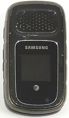 Samsung Rugby 3 III SGH-A997 - Gray and Black ( AT&T ) Cellular Flip Phone READ