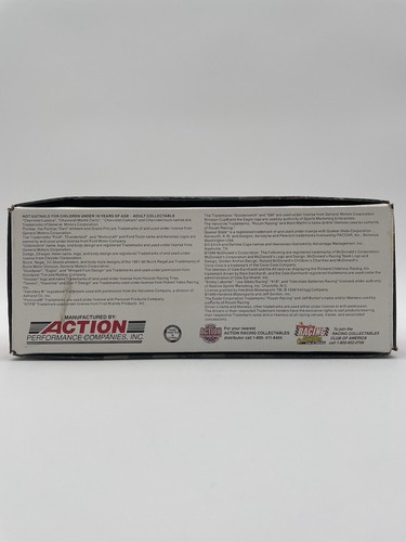 1995 Bill Elliott #94 McDonald's 1/24 Action RCCA NASCAR Diecast Bank - Picture 10 of 10