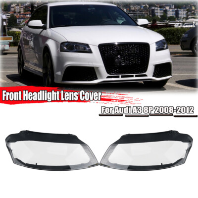 2x Scheinwerferglas Streuscheibe Links+Rechts Für Audi A3 8P Facelift Sportback