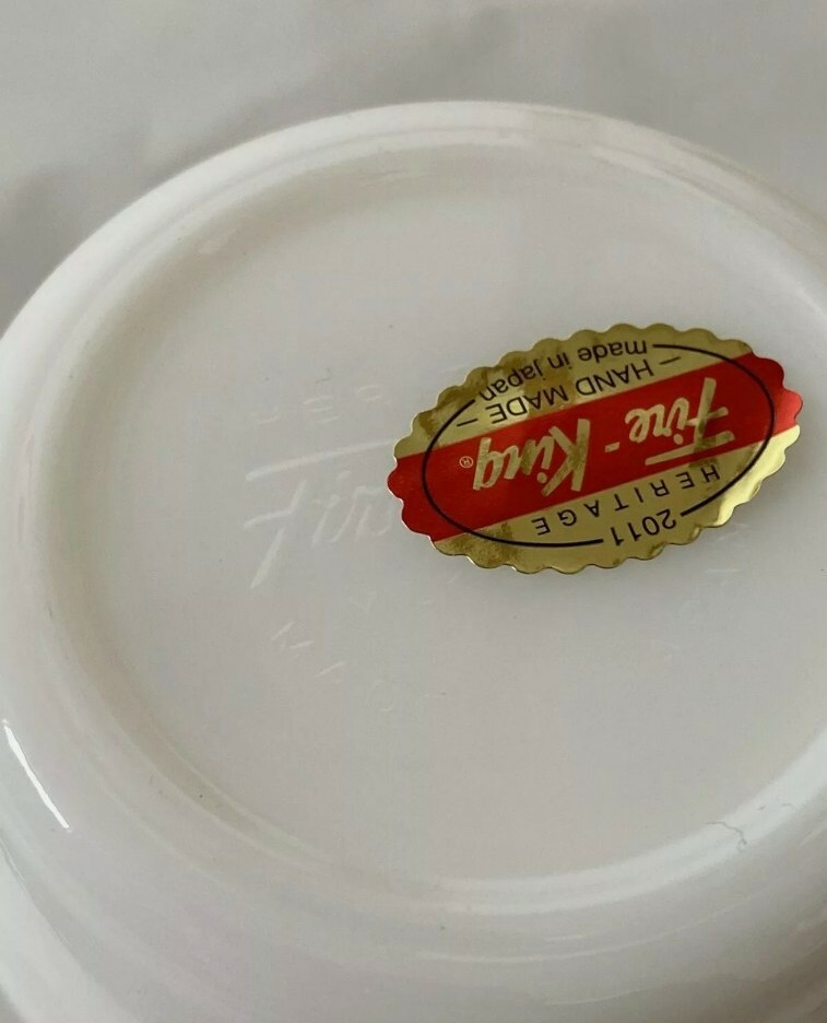 A BATHING APE x Fire-King white mug from 2011 vintage milk glass BAPE Very rare thumbnail 11