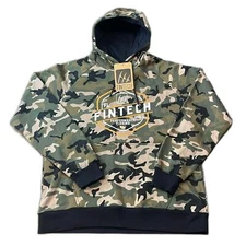 Fintech USA Performance Hoodie Fishing Camouflage Sweatshirt Size Medium New NWT