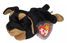 Ty Beanie Baby - DOBY the Doberman Dog 8" NEW MWMTs Plush Stuffed Animal Toy