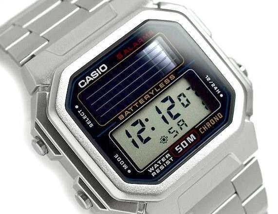 RARE Casio AL-190WD-1A Solar Powered Digital Mens Watch AL RARE Casio AL-190WD-1A Solar Powered Digital Mens Watch AL
