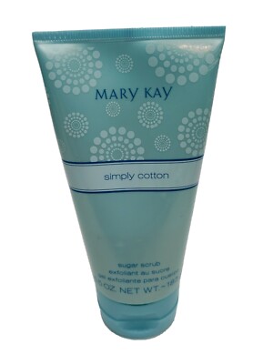 New Mary Kay Simply Cotton Sugar Scrub 6.5 oz. Factory Sealed