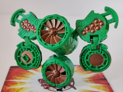 Bakugan Vilantor Green Copper Gundalian Invaders Battle Gear DNA 90G Free P&P