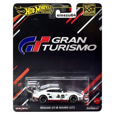 Hot Wheels 2024 - Nissan GT-R Nismo GT3 - Gran Turismo Pop-Culture - HVJ34