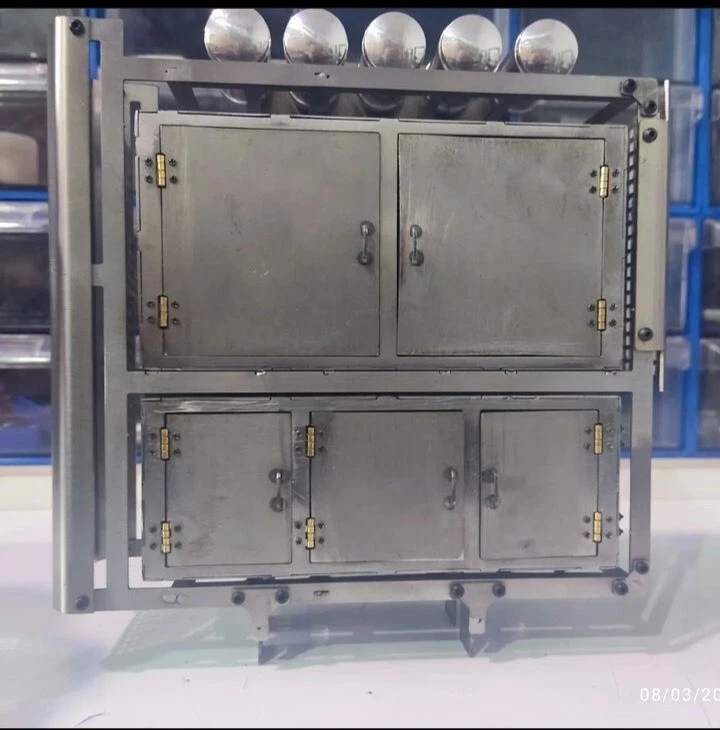 Metal Heavy Equipment Rack for 1/14 Scale TAMIYA RC Tractor Truck Model stl - Image 2 of 4