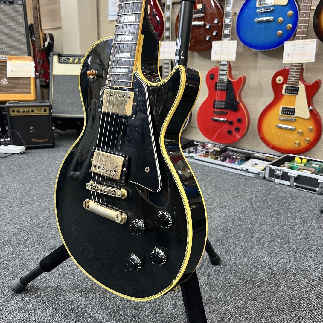 Greco EG-1000 Black Les Paul Custom Electric Guitar Vintage