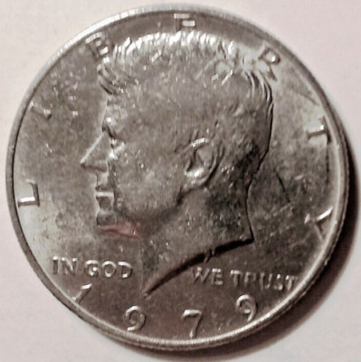 COIN 1979 KENNEDY HALF DOLLAR Copper-Nickel Circulated, never cleaned NICE (C61)