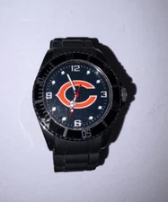 SPARO Men's Black Spirit Watch - NFL - Chicago Bears - w/New Battery!