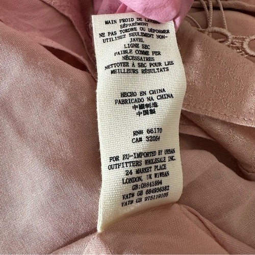 Vestido mini Free People Divine en rosa caprichoso hada para mujer talla 4 - Imagen 11 de 11