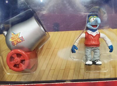 Muppets Gonzo and his Stunt Cannon Pvc Action Figure Poseable Loose
