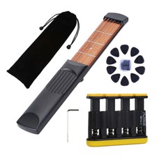 4 Bund 6 Saiten Tasche Gitarre Reise Gitarre für Anfänger üben Werkzeug