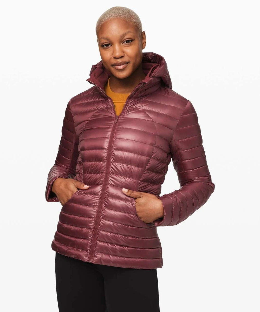 Lululemon Pack It Down Jacket Shine Chianti Size 4 New with tags