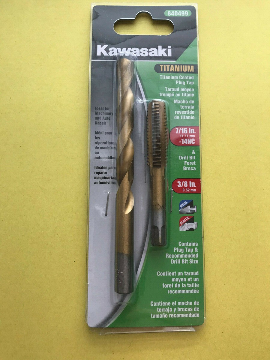 saipan　　tap14　ttt52 Kawasaki 840499 Titanium Coated Plug Tap 7/16