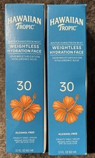 2X Hawaiian Tropic Weightless Hydration Water Sunscreen Mist SPF 30. BB 01/2027