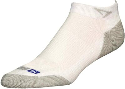 Drymax White 1-Pk Run Mini Crew Socks Men's Size XL A3219