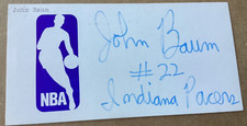 JOHN BAUM Personally Autographed Signed NBA BULLS Card PACERS ABA Free Shipping