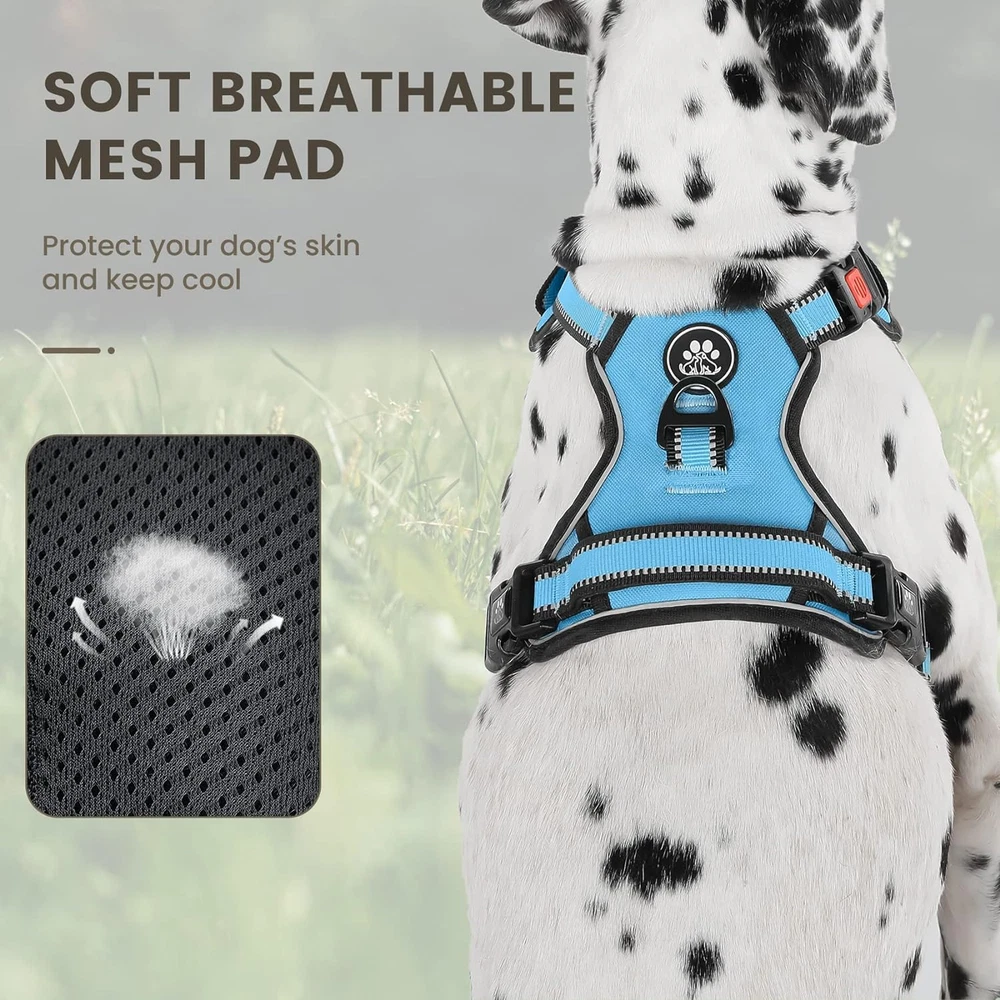 Dog Harness | No Pull Dog Harness | Reflective Oxford | Padded Handle | 4 Adjust Dog Harness | No Pull Dog Harness | Reflective Oxford | Padded Handle | 4 Adjust