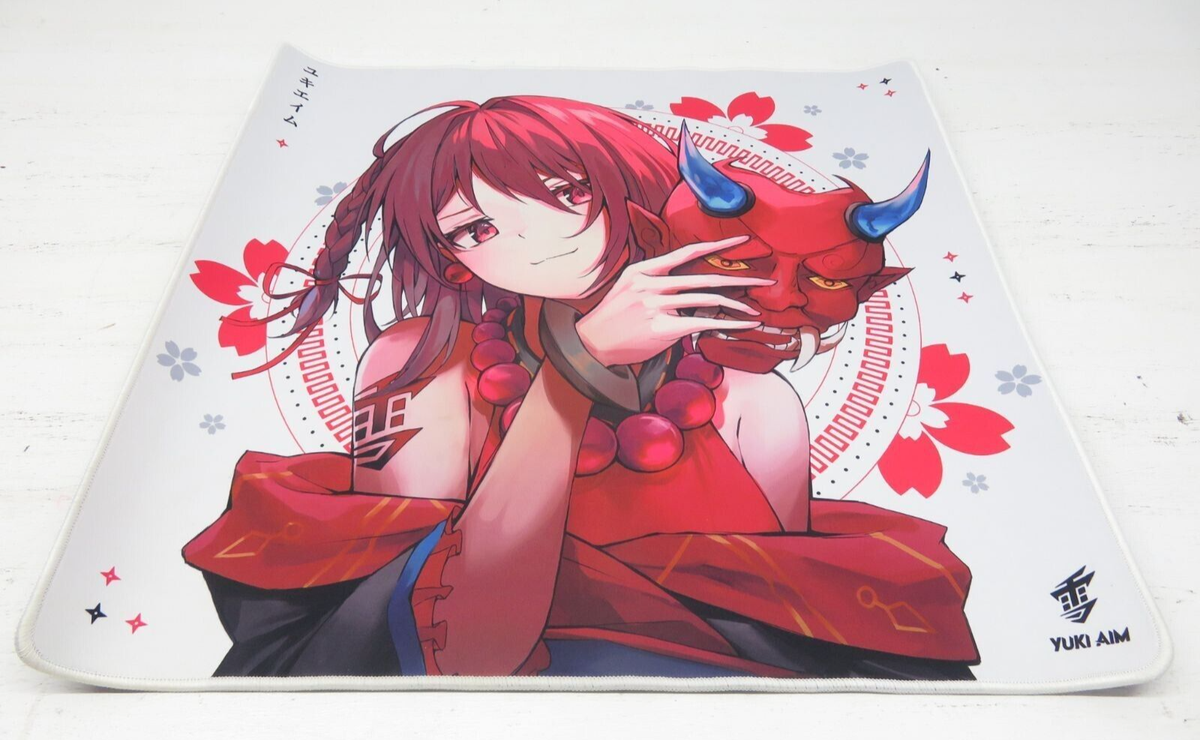 Yuki Aim ONI White Mouse Pad YUKIPAD LIMITED 2022 DROP 1 Graphic 