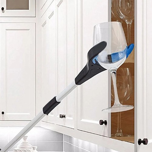 32 Inch Extra Long Grabber Reacher with Rotating Jaw Mobility Aid Reaching Tool - Picture 5 of 18