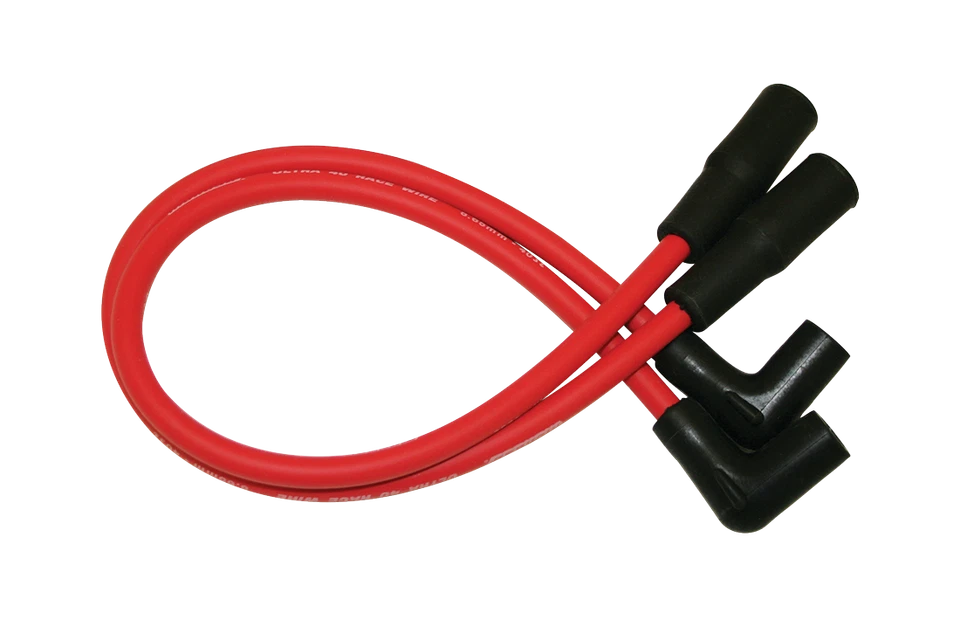 Moroso 28630 Harley Davidson Sportster XL Kit de cables de bujía 04-06 Ultra 40 Rojo Foto 3 de 4