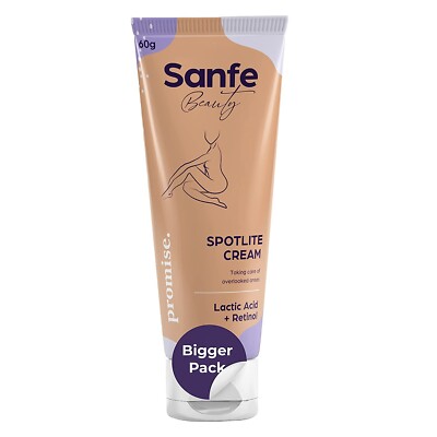 Sanfe Spotlite Body Serum Cream For Dark Neck, Joints and Skinfolds 60gm