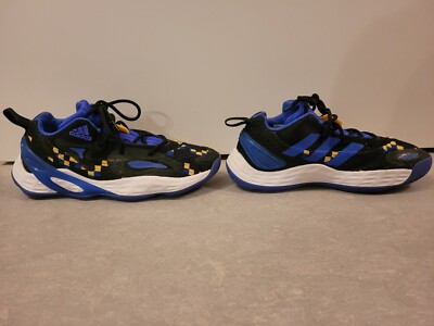 Adidas Performance Exhibit A Black Royal Blue Gr. 42 Sneakers Sportschuhe