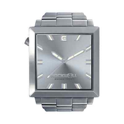 Brandneu IN Box Rockwell 40MM2 2ND GEN Silber Armbanduhr Limitierte Auflage