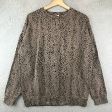 Athleta S Balance pull over crew neck brown sweatshirt