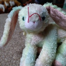 Cottonball the Bunny Beanie Baby, TY Soft Plush Collectable 2001