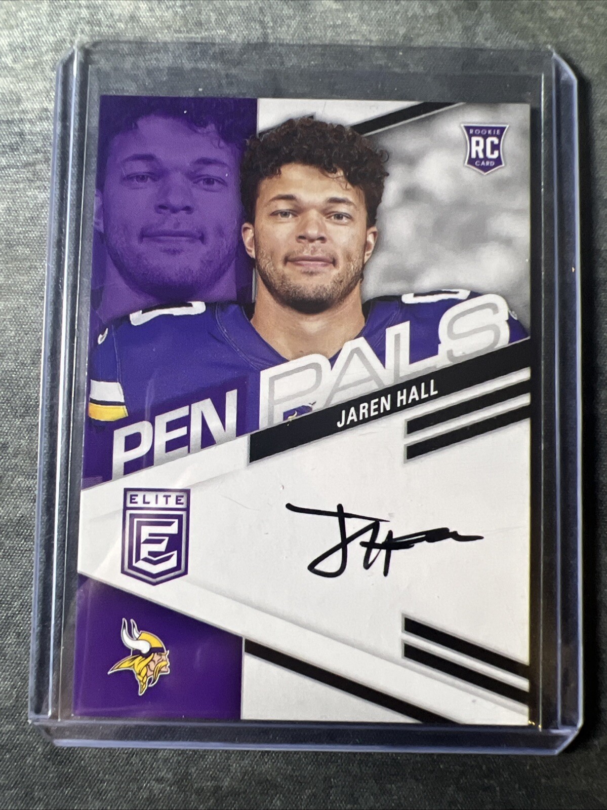 2023 Panini Donruss Elite Pen Pals Jaren Hall #PPJHA.2 Rookie Auto RC