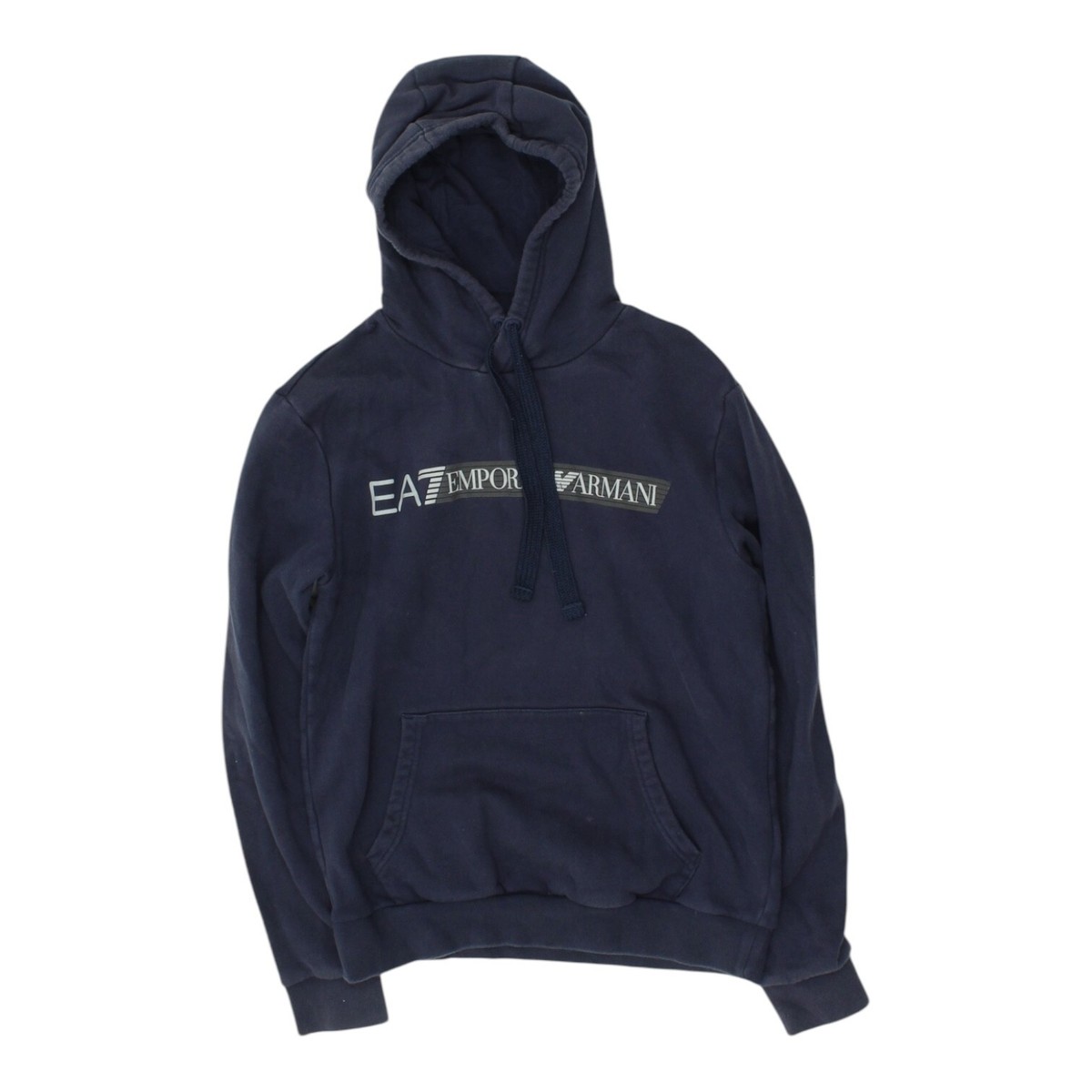 Men's Hoodie Ea7 EA7 Emporio Armani Mens Navy Pullover Hoodie