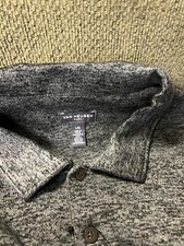 NWT Van Heusen Mens Long Sleeve Collared Grey Shirt Size Large MSRP 56