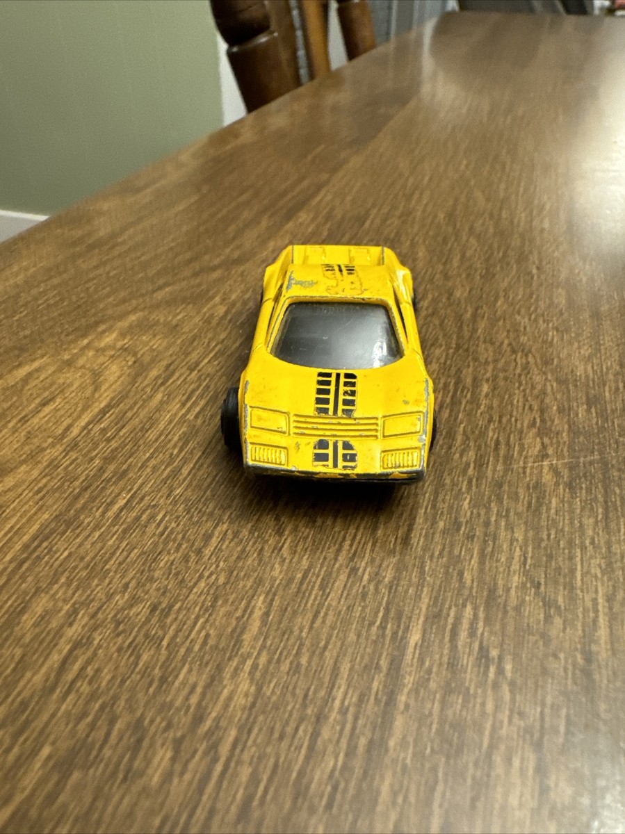 Vintage Zylmex Zee Toys Ferrari 365 GT Berlinetta Boxer Yellow Die