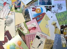 Pack/LOT of 100 Brand New Various Birthday Cards w/ Envelopes-Incredible value