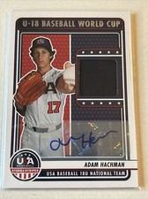 2023 Stars & Stripes Adam Hachman U-18 World Cup  Auto/Patch /72
